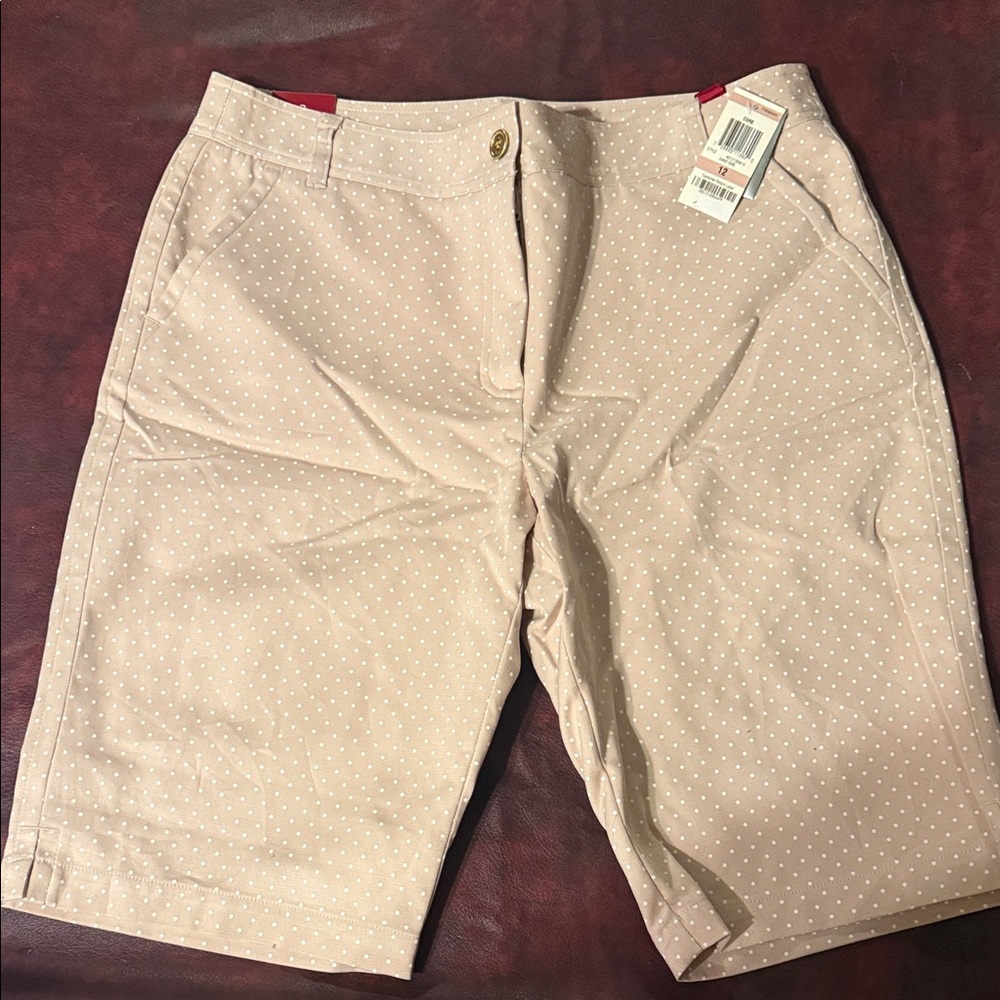 Counterparts Women's Beige Polka Dot Shorts